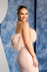 LILY JAMES at Vanity Fair Oscar Party in Beverly Hills 03/12/2023
