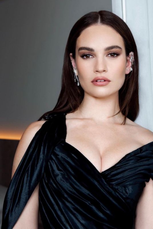 LILY JAMES for Versace, March 2023
