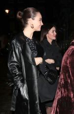 LILY JAMES Night Out in London 03/28/2023