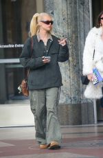 LOREN GRAY Leaves Emily Ratajkowski Podcast Studio in New York 03/17/2023