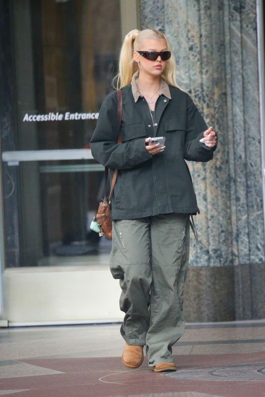 LOREN GRAY Leaves Emily Ratajkowski Podcast Studio in New York 03/17/2023