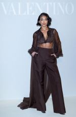 LORI HARVEY at Valentino Womenswear Fall/Winter 2023-2024 Show at Paris Fashion Week 03/05/2023