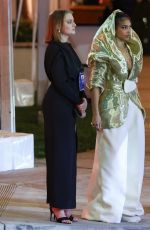 LORI HARVEY Heading to Vanity Fair Oscar Party in Beverley Hills 03/12/2023