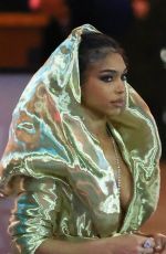 LORI HARVEY Heading to Vanity Fair Oscar Party in Beverley Hills 03/12/2023