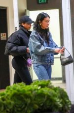 LORI HARVEY Out with a Friend for Dinner at Park Sushi in West Hollywood 03/21/2023