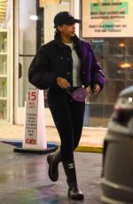 LORI HARVEY Out with a Friend for Dinner at Park Sushi in West Hollywood 03/21/2023