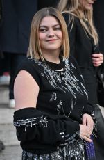 LOUANE Arrives at Paco Rabanne Fashion Show in Paris 03/01/2023