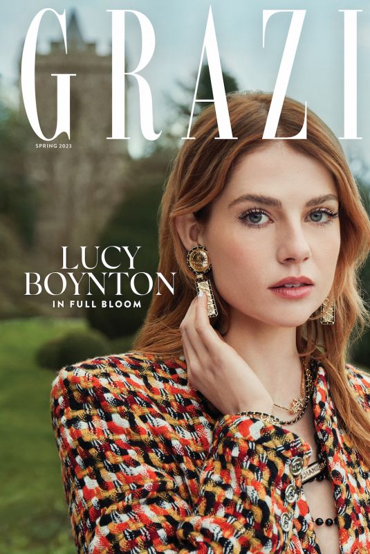 LUCY BOYNTON in Grazia Magazine, Spring Issue March 2023