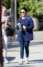 LUCY HALE Leaves a Gym in Los Angeles 03/07/2023