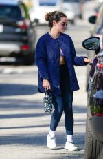 LUCY HALE Leaves a Gym in Los Angeles 03/07/2023