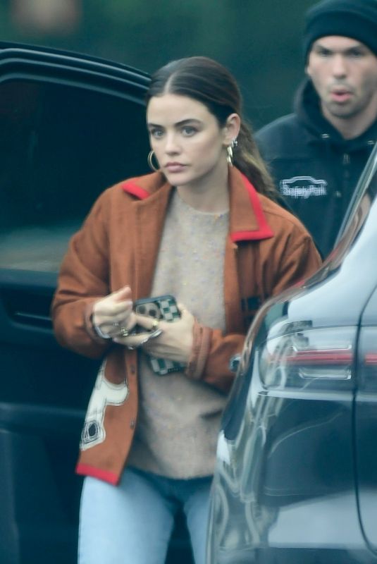 LUCY HALE Out and About in Los Angeles 03/11/2023