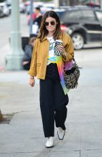 LUCY HALE Out for Coffee and Shopping in Studio City 03/04/2023