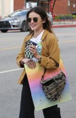 LUCY HALE Out for Coffee and Shopping in Studio City 03/04/2023