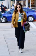 LUCY HALE Out for Coffee and Shopping in Studio City 03/04/2023