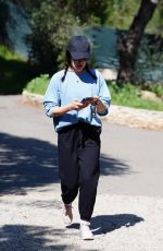 LUCY HALE Out Hiking at Fryman Canyon in Studio City 03/03/2023