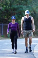 LUCY HALE Out Hiking with a Friend in Studio City 03/07/2023
