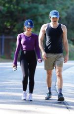 LUCY HALE Out Hiking with a Friend in Studio City 03/07/2023