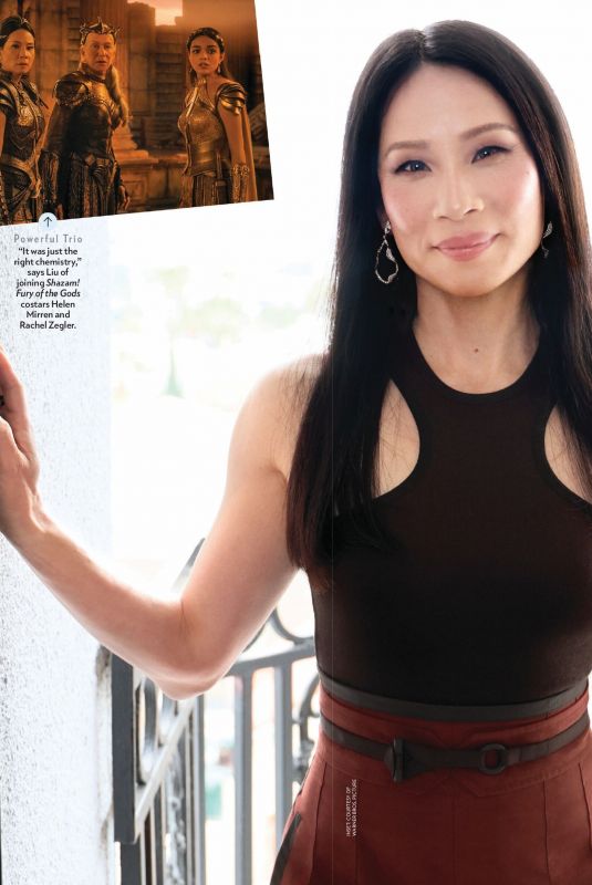 LUCY LIU in Ppeople Magazine, March 2023