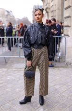 MADISON BAILEY at Stella McCartney Womenswear Fall/Winter 2023-2024 Show at Paris Fashion Week 03/06/2023