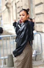 MADISON BAILEY at Stella McCartney Womenswear Fall/Winter 2023-2024 Show at Paris Fashion Week 03/06/2023