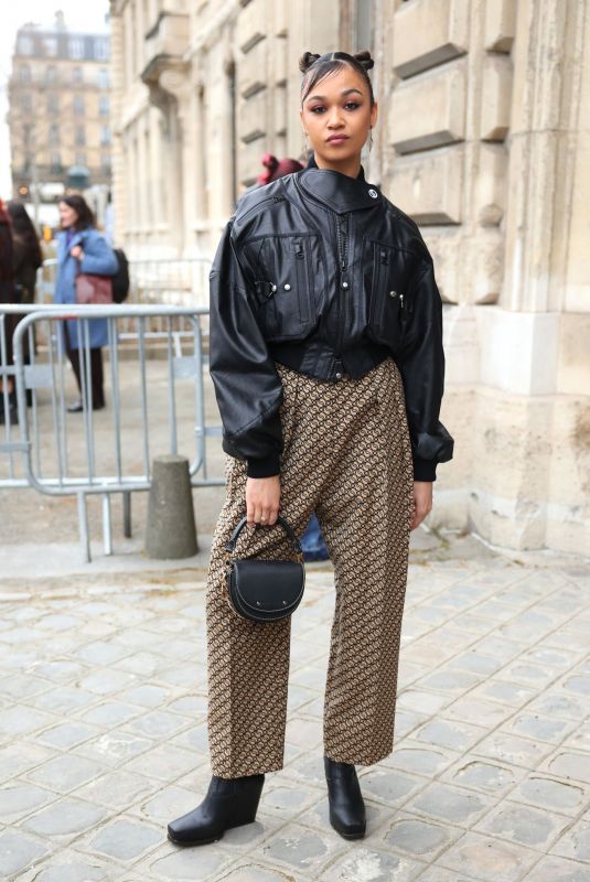 MADISON BAILEY at Stella McCartney Womenswear Fall/Winter 2023-2024 Show at Paris Fashion Week 03/06/2023