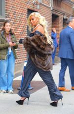 MARY J BLIGE Arrives at Late Show with Stephen Colbert in New York 03/28/2023