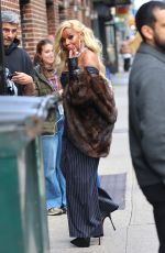 MARY J BLIGE Arrives at Late Show with Stephen Colbert in New York 03/28/2023