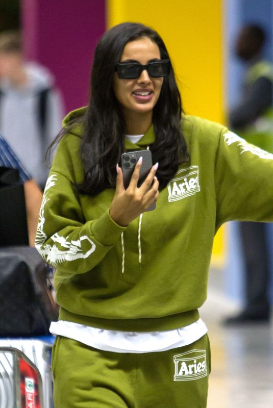 MAYA JAMA Arrives on a Flight into Cape Town 02/27/2023