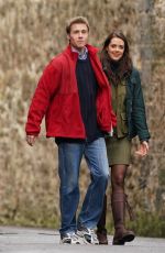 MEG BELLAMY on the Set of The Crown, Season 6 in Scotland 03/16/2023