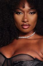 MEGAN THEE STALLION at Vanity Fair Oscar Party in Beverly Hills 03/12/2023