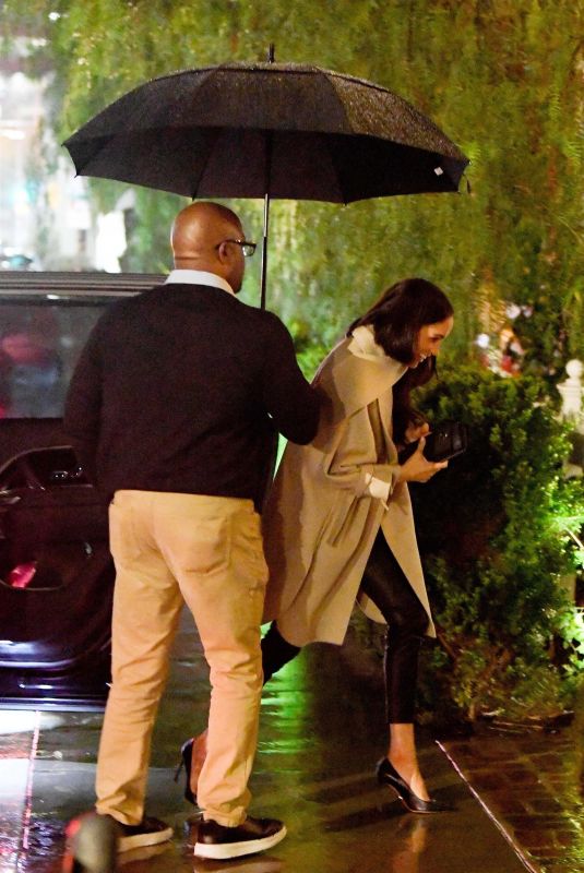 MEGHAN MARKLE Arrives at San Vicente Bungalows in Hollywood 02/28/2023
