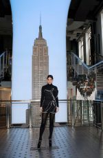 MELISSA BARRERA Promotes Scream VI at Empire State Building in New York 03/06/2023