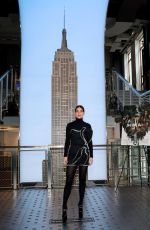 MELISSA BARRERA Promotes Scream VI at Empire State Building in New York 03/06/2023