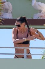 MELISSA SATTA in Bikini and Out Jogging in Miami Beach 03/28/2023