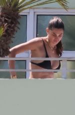 MELISSA SATTA in Bikini and Out Jogging in Miami Beach 03/28/2023