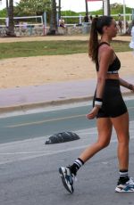 MELISSA SATTA in Bikini and Out Jogging in Miami Beach 03/28/2023