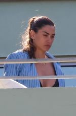 MELISSA SATTA in Bikini and Out Jogging in Miami Beach 03/28/2023