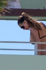MELISSA SATTA in Bikini and Out Jogging in Miami Beach 03/28/2023