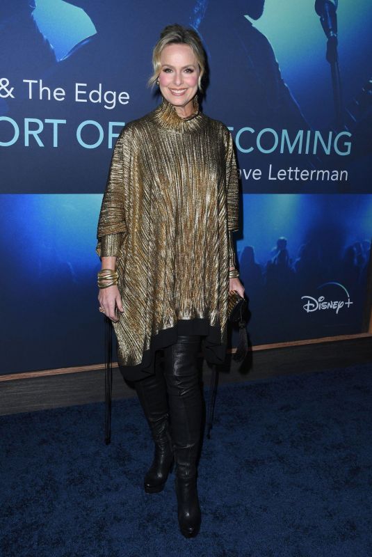 MELORA HARDIN at Bono & the Edge: A Sort of Homecoming, with Dave Letterman Premiere in Los Angeles 03/08/2023