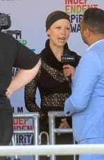 MIA GOTH Arrives at 2023 Film Independent Spirit Awards in Santa Monica 03/041/2023