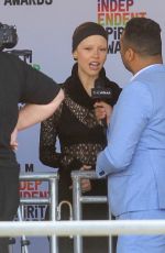 MIA GOTH Arrives at 2023 Film Independent Spirit Awards in Santa Monica 03/041/2023