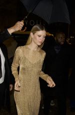 MIA GOTH Out for Dinner in Paris 03/07/2023