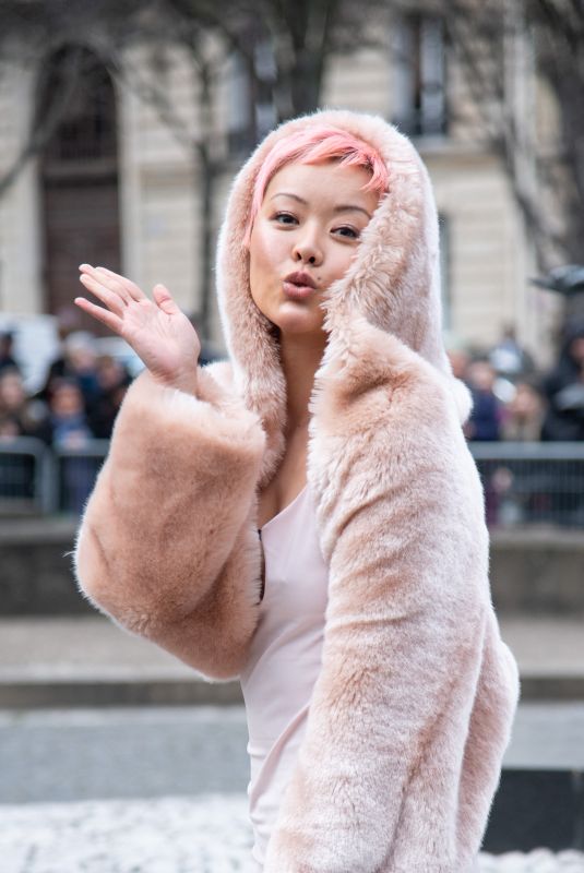 MIA KANG at Miu Miu Womenswear Fall/winter 2023/24 Show at Paris Fashion Week 03/07/2023
