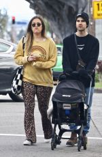 MIA SWIER and Darren Criss Out with Their Baby Out in Los Feliz 03/29/2023
