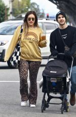 MIA SWIER and Darren Criss Out with Their Baby Out in Los Feliz 03/29/2023