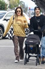 MIA SWIER and Darren Criss Out with Their Baby Out in Los Feliz 03/29/2023