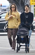 MIA SWIER and Darren Criss Out with Their Baby Out in Los Feliz 03/29/2023