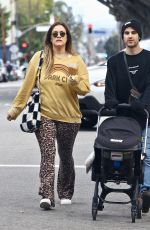 MIA SWIER and Darren Criss Out with Their Baby Out in Los Feliz 03/29/2023