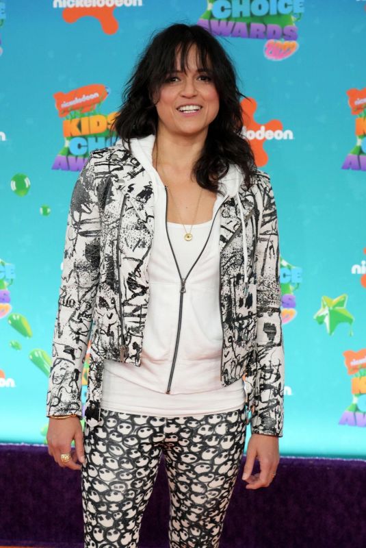 MICHELLE RODRIGUEZ at 2023 Nickelodeon’s Kids’ Choice Awards in Los Angeles 03/04/2023