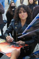 MICHELLE RODRIGUEZ Greets Fans at Dungeons & Dragons Premiere in Westwood 03/26/2023